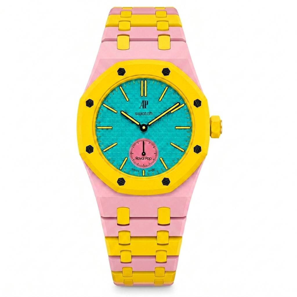 Royal Pop Ceramica Rosa/Azzurro/Giallo