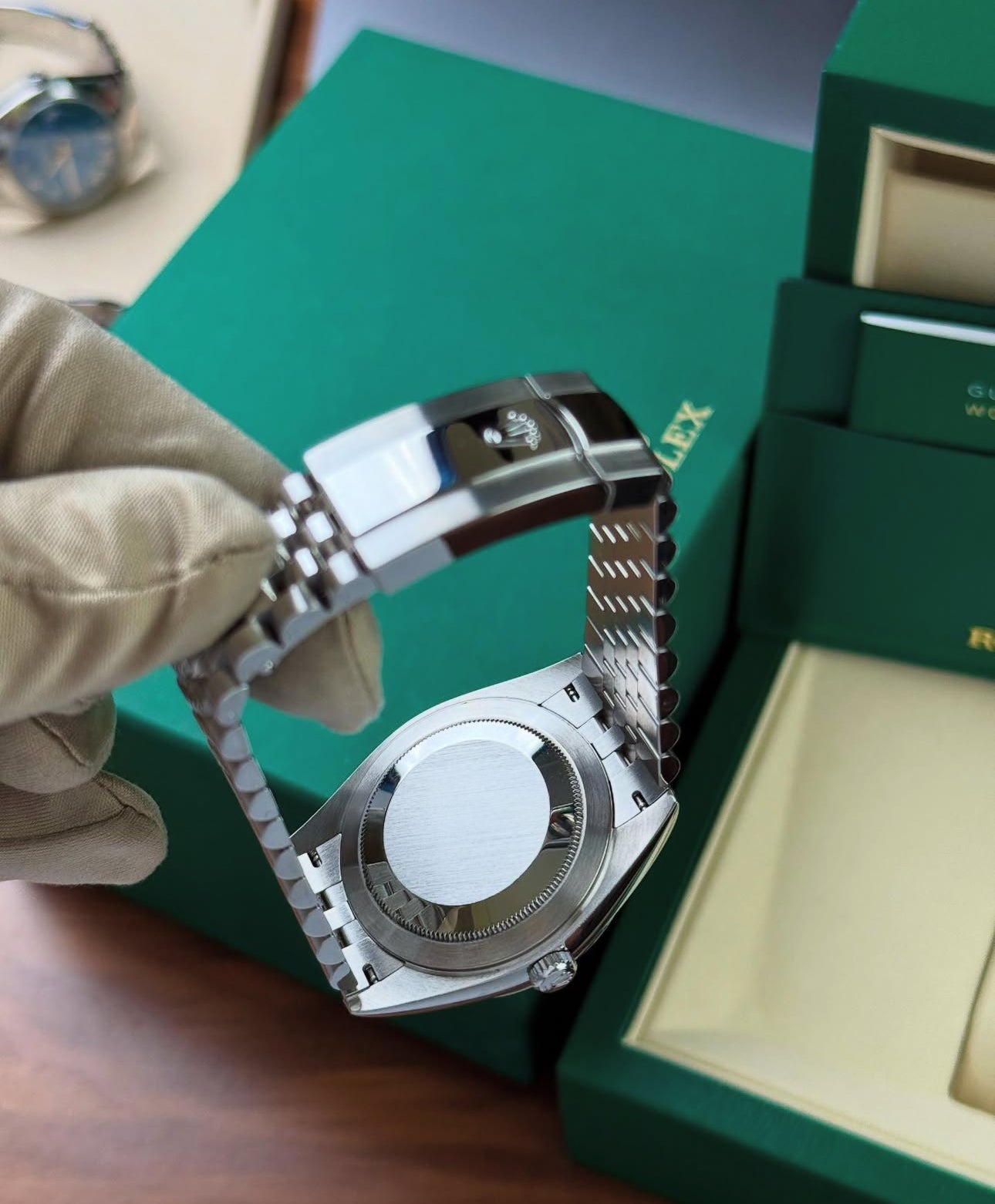 ROLEX DATEJUST JUBILÈE WHITE ROMAN
