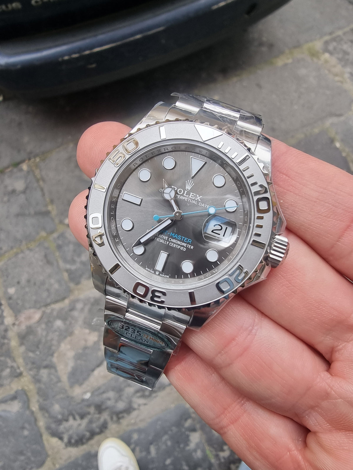 ROLEX YACHT-MASTER GREY RHODIUM