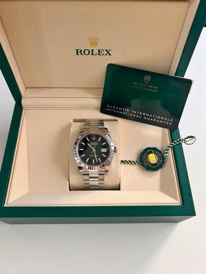 ROLEX DATEJUST OYSTER OMBRE GREEN