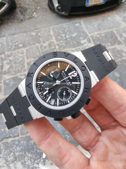 BVLGARI ALLUMINIUM CHRONO NERO
