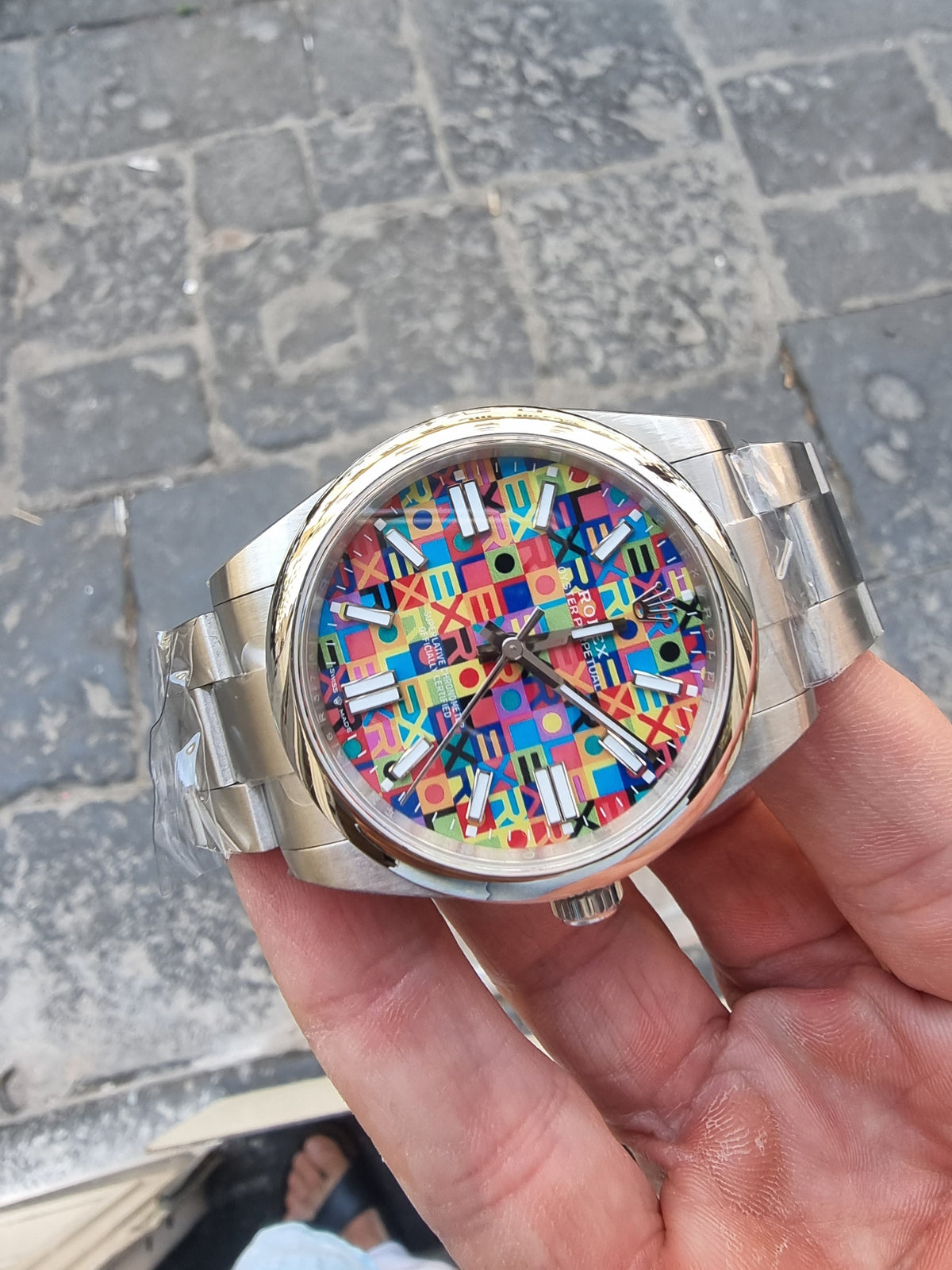 ROLEX OYSTER PERPETUAL POP ART DIAL