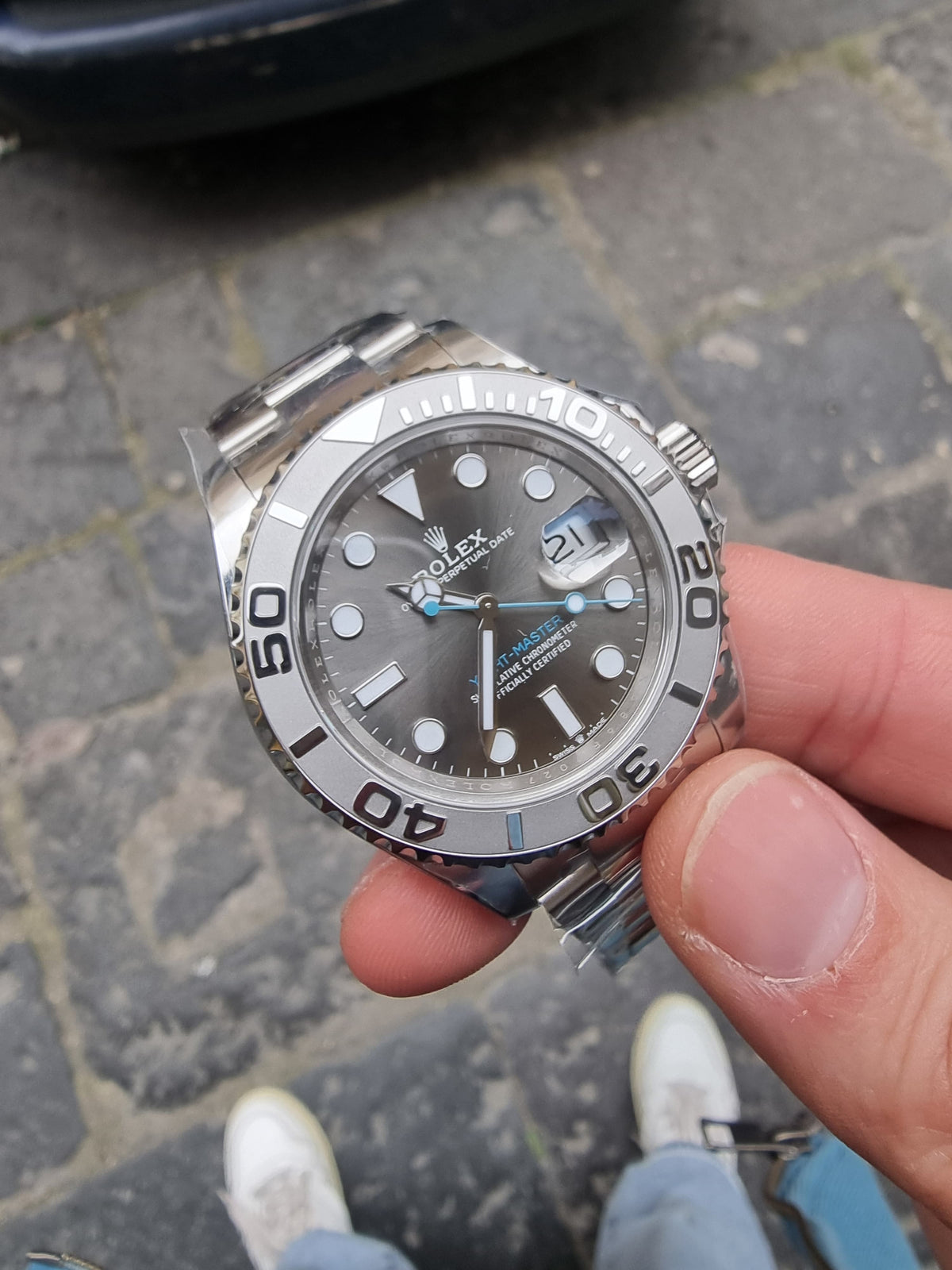 ROLEX YACHT-MASTER GREY RHODIUM