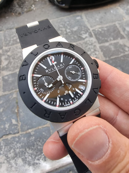 BVLGARI ALLUMINIUM CHRONO NERO