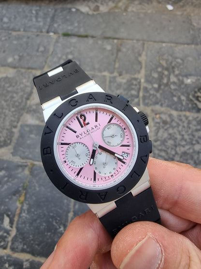 BVLGARI ALLUMINIUM CHRONO PINK