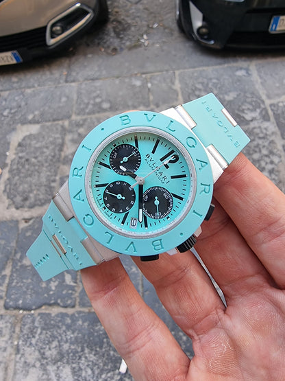 BVLGARI ALLUMINIUM CHRONO TIFFANY