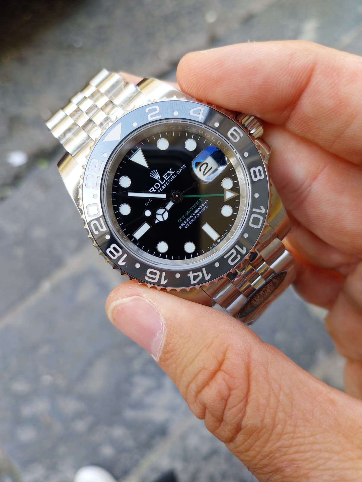 ROLEX GMT-MASTER II JUBILEE "BRUCE WAYNE"