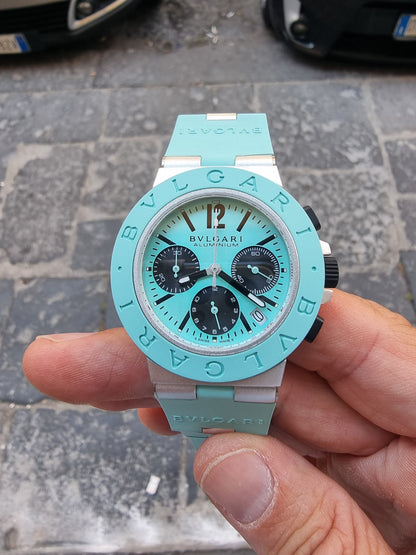 BVLGARI ALLUMINIUM CHRONO TIFFANY