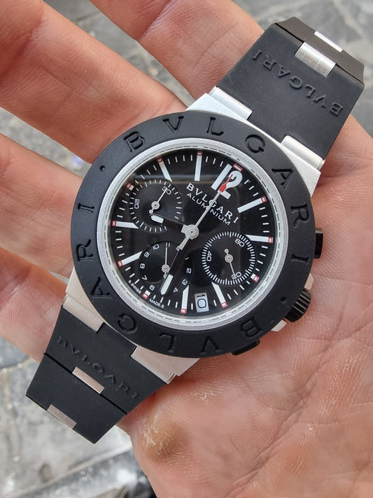 BVLGARI ALLUMINIUM CHRONO NERO