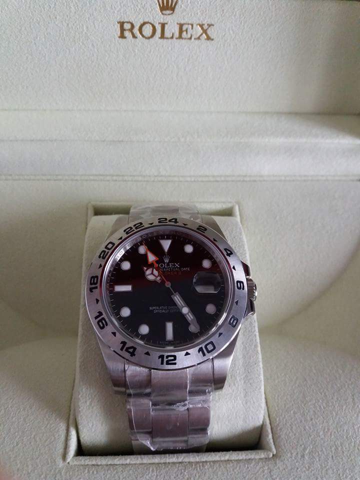 ROLEX EXPLORER II DATE BLACK