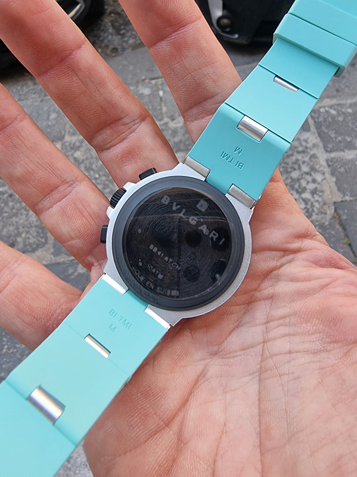 BVLGARI ALLUMINIUM CHRONO TIFFANY
