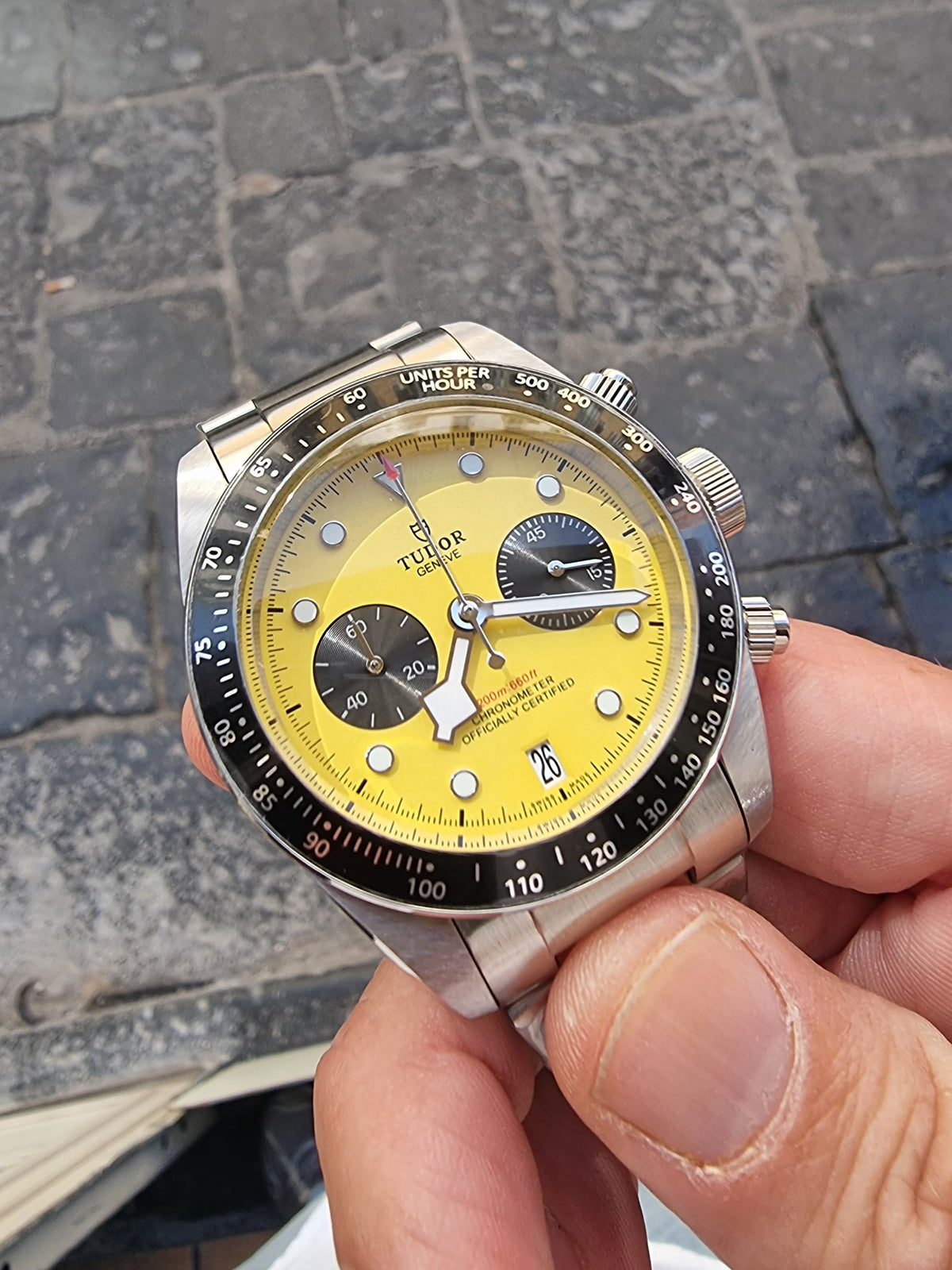 TUDOR BLACK BAY CHRONOGRAPH " BUMBLEBEE"