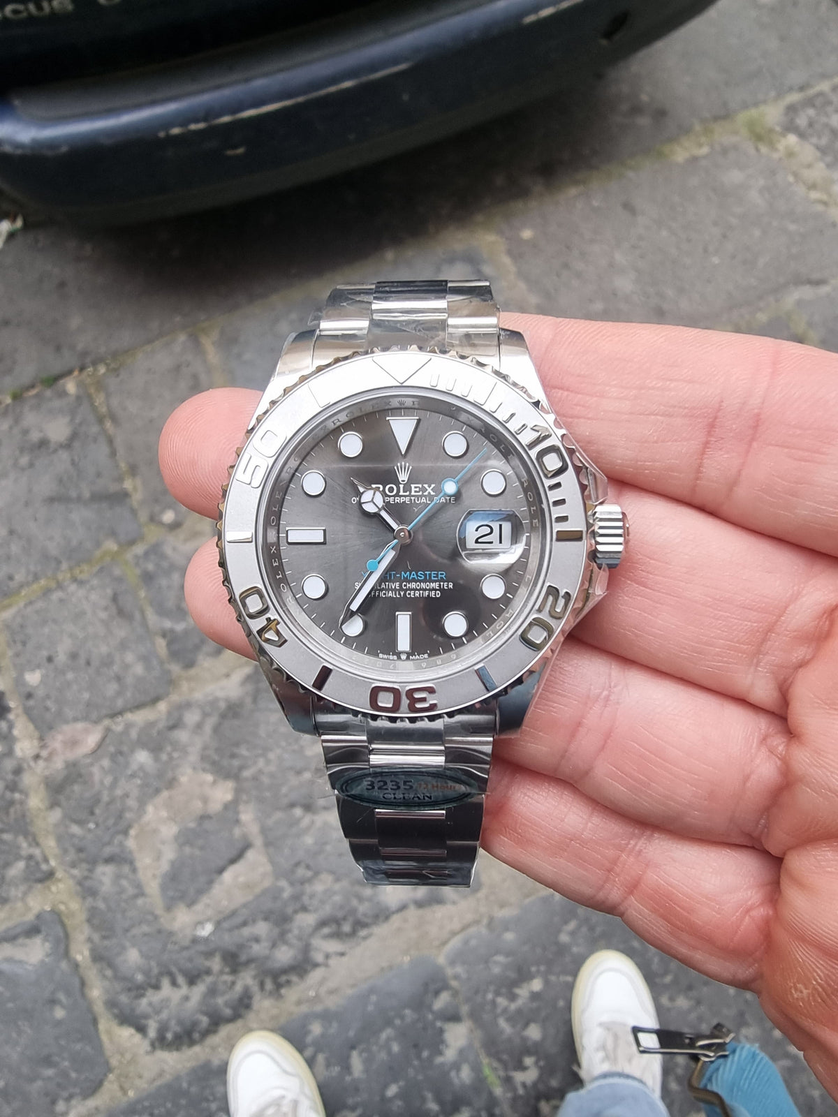 ROLEX YACHT-MASTER GREY RHODIUM