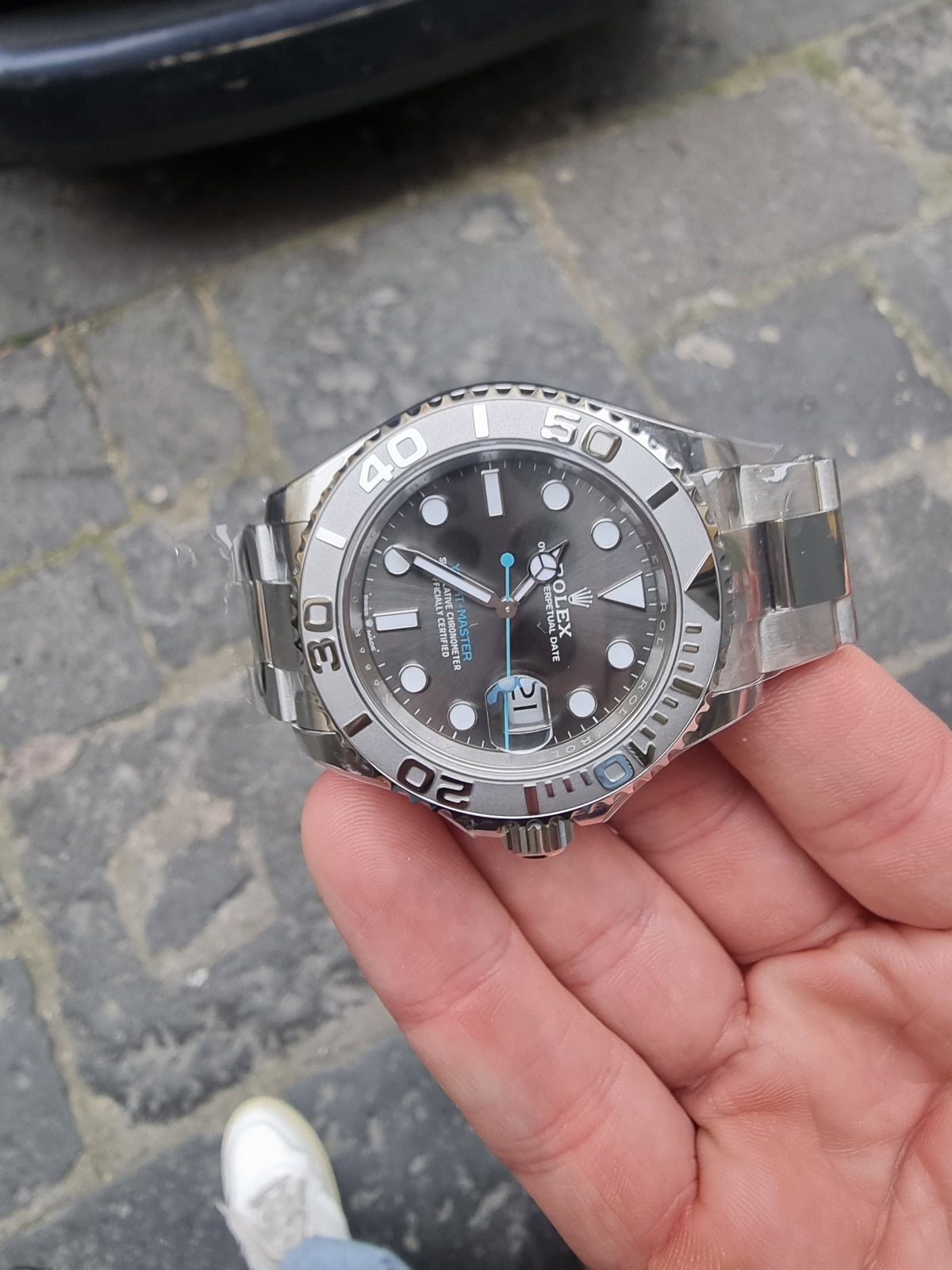 ROLEX YACHT-MASTER GREY RHODIUM