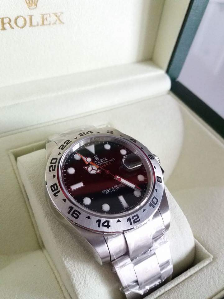 ROLEX EXPLORER II DATE BLACK