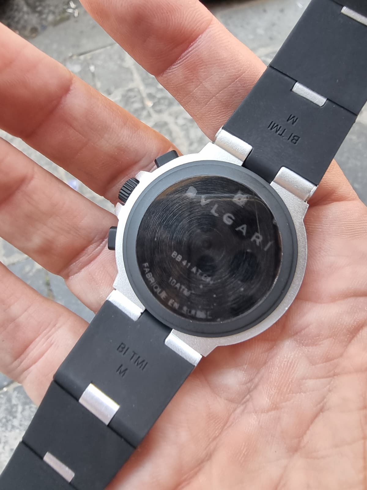 BVLGARI ALLUMINIUM CHRONO NERO