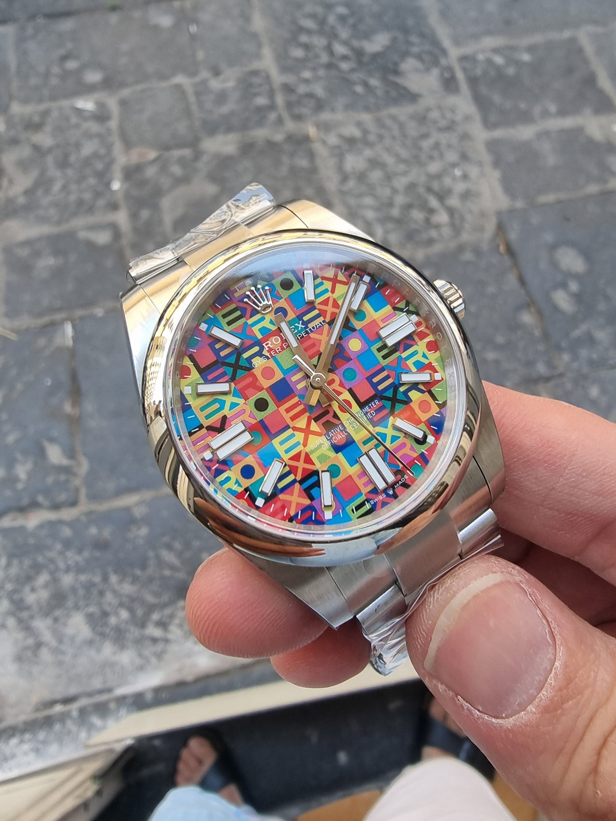 ROLEX OYSTER PERPETUAL POP ART DIAL