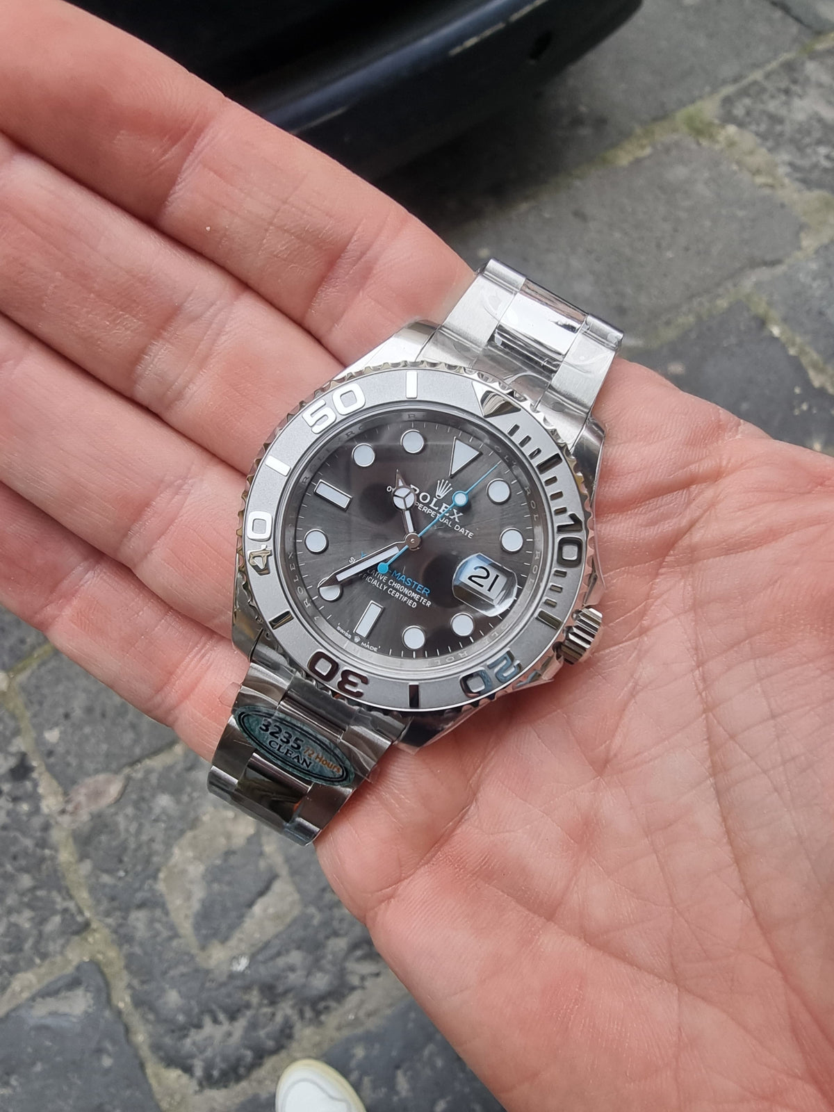ROLEX YACHT-MASTER GREY RHODIUM