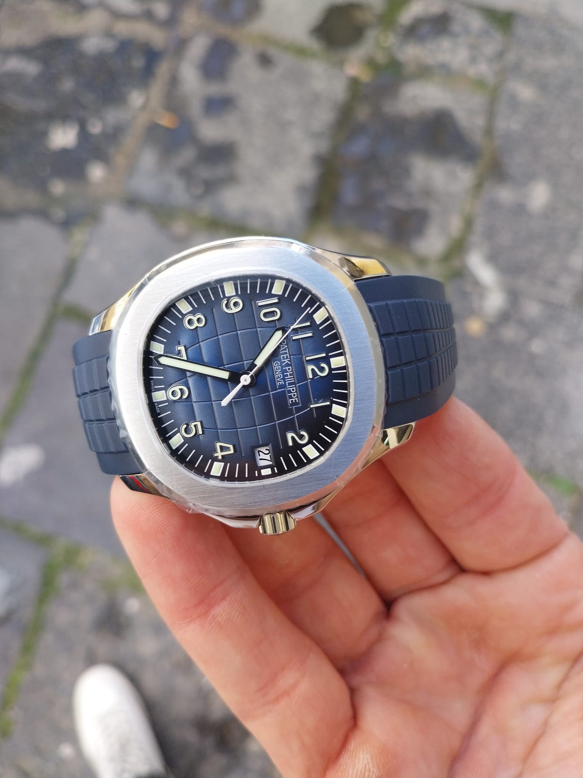 PATEK PHILIPPE AQUANAUT BLUE DIAL