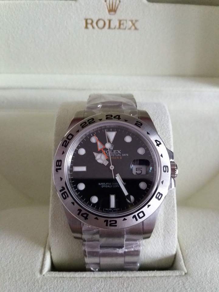 ROLEX EXPLORER II DATE BLACK