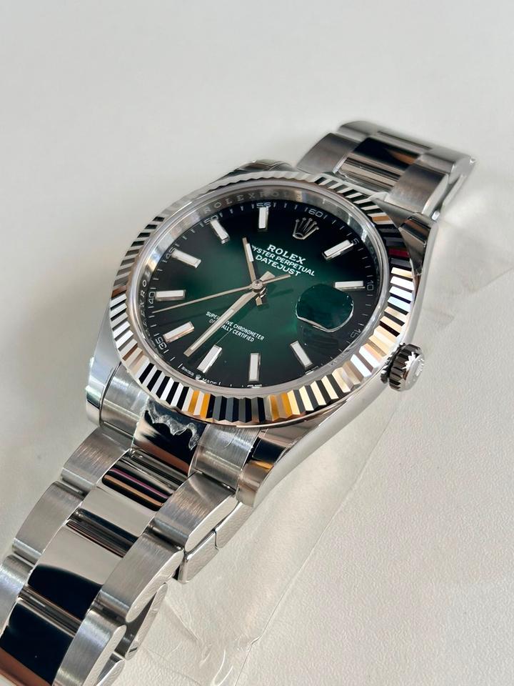 ROLEX DATEJUST OYSTER OMBRE GREEN