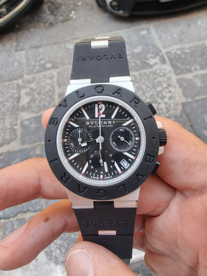 BVLGARI ALLUMINIUM CHRONO NERO