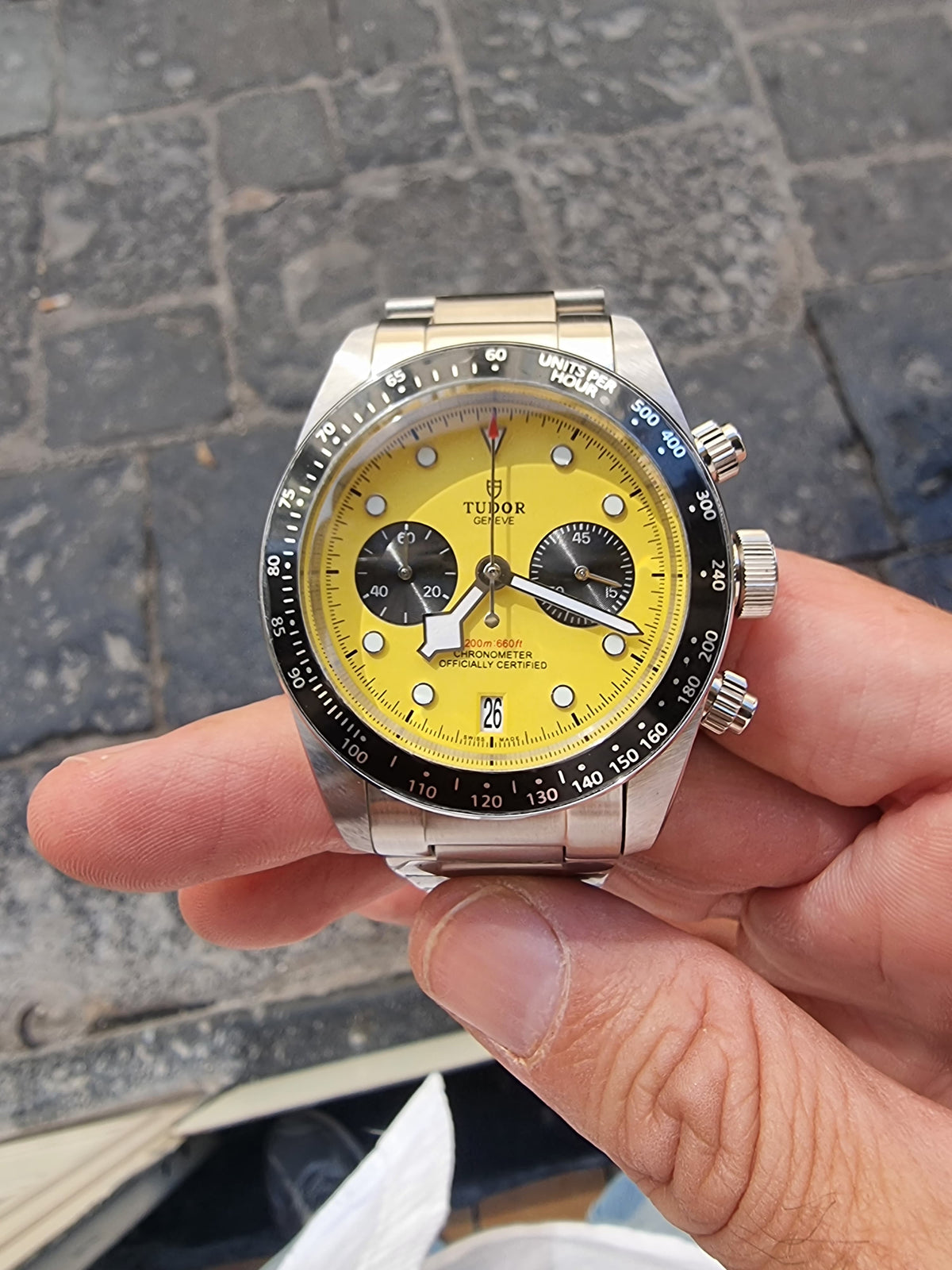 TUDOR BLACK BAY CHRONOGRAPH " BUMBLEBEE"