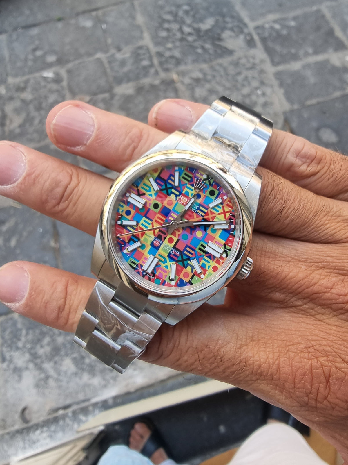 ROLEX OYSTER PERPETUAL POP ART DIAL