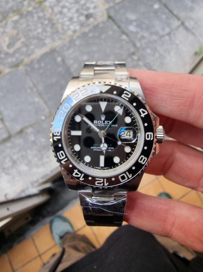 ROLEX GMT MASTER II BLACK DIAL