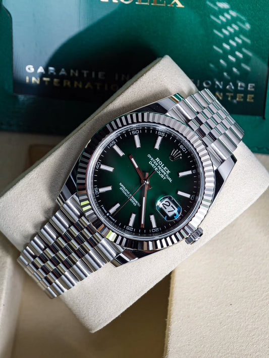 ROLEX DATEJUST JUBILEE OMBRE GREEN
