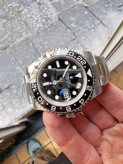 ROLEX GMT MASTER II BLACK DIAL