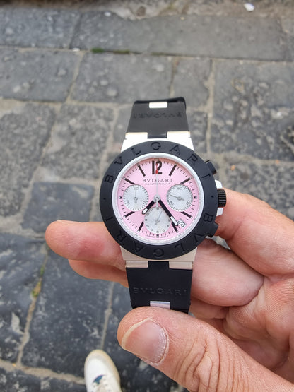 BVLGARI ALLUMINIUM CHRONO PINK