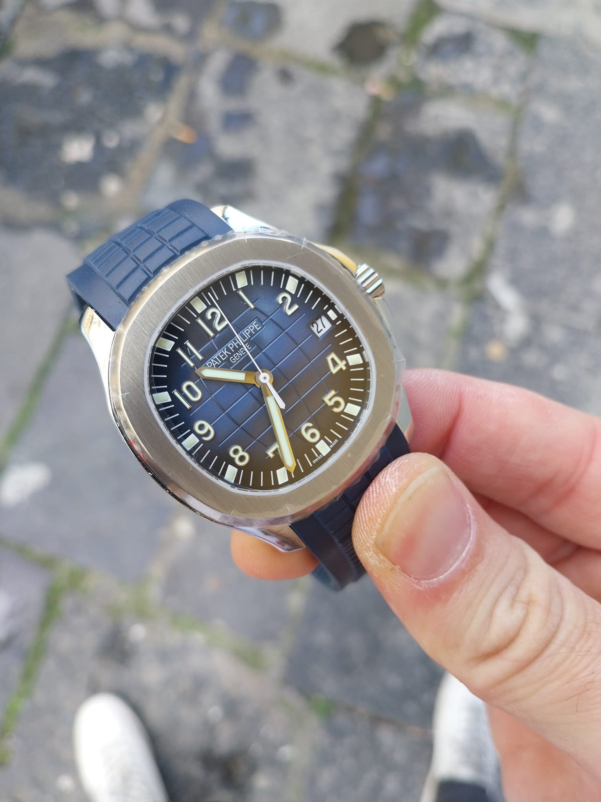 PATEK PHILIPPE AQUANAUT BLUE DIAL