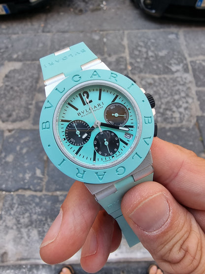 BVLGARI ALLUMINIUM CHRONO TIFFANY